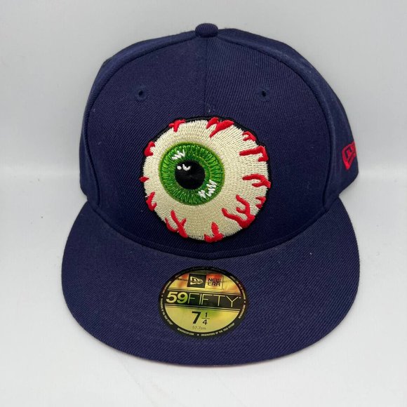 New Era Other - Mishka NYC Skateboard Eyeball 59Fifty 7 1/4 New Era Hat Fitted Cap Men
